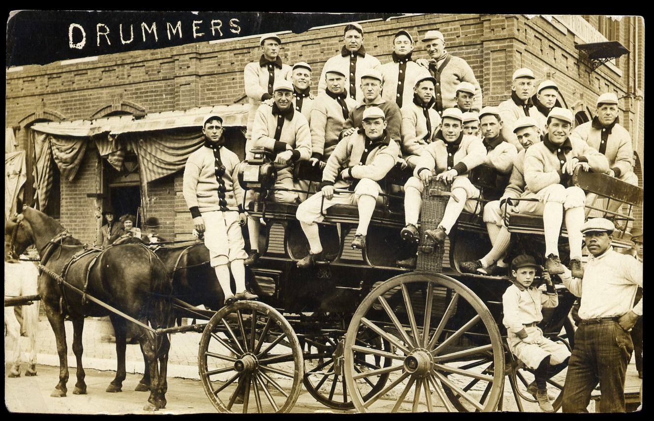 c.1911-12 real photo postcards of the St. Joseph Drummers