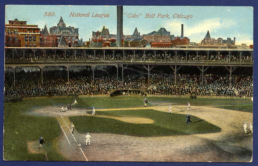 Ball Ground Baseball Field Stadium GENEVA ON THE LAKE OH Vintage Ohio Postcard 